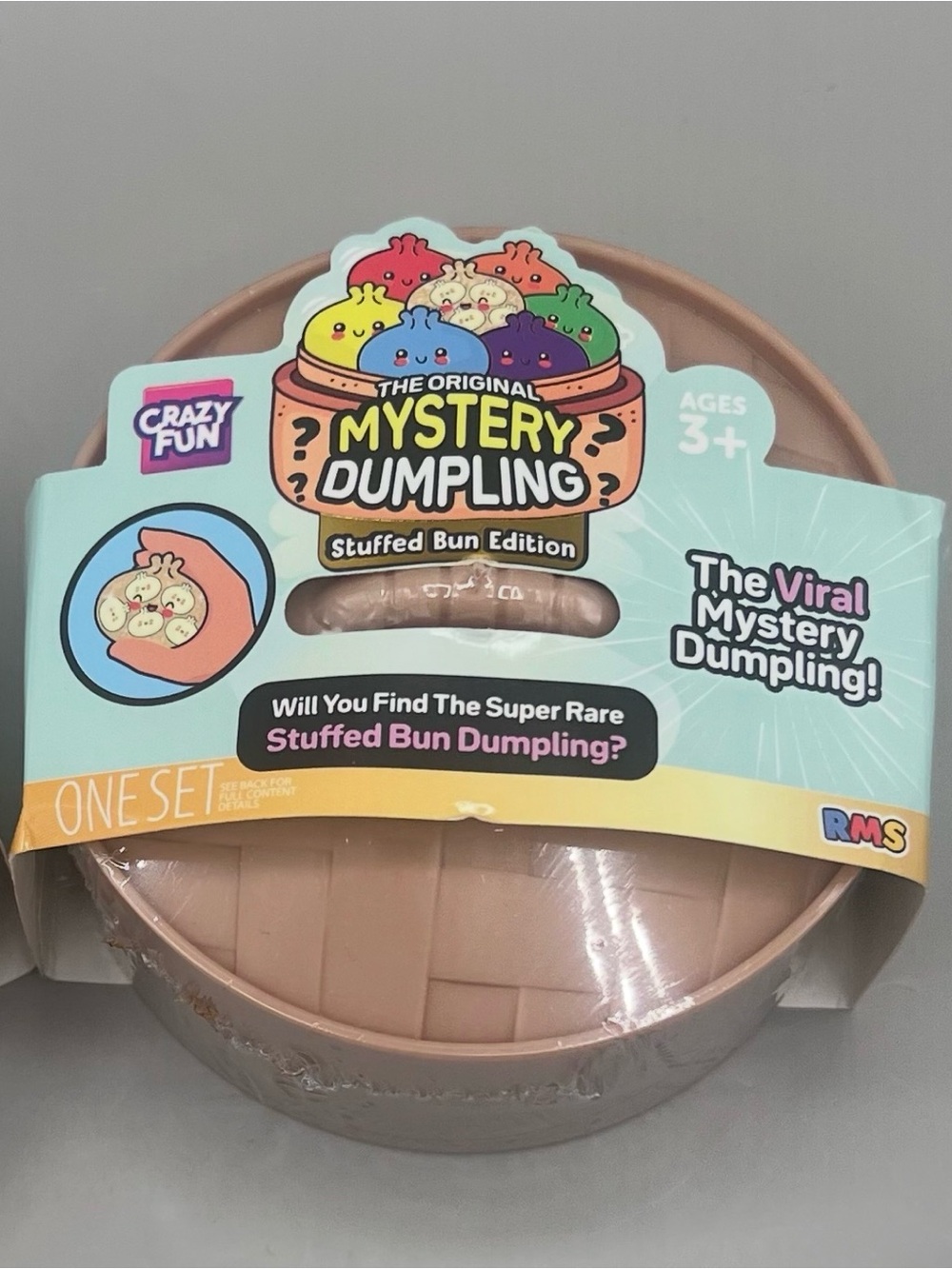 RMS Crazy Fun 🤩 ~ Stuffed Bun Edition Mystery Dumpling Squishy Toy NEW